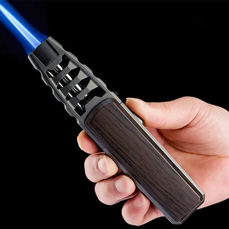 2022 Kitchen BBQ Cigar Big Jet Flames Fire Turbo Torch Outdoor Camping Lighter Without Butane Gas
2022 Kitchen BBQ Cigar Big Jet Flames Fire Turbo Torch Outdoor Camping Lighter Without Butane Gas