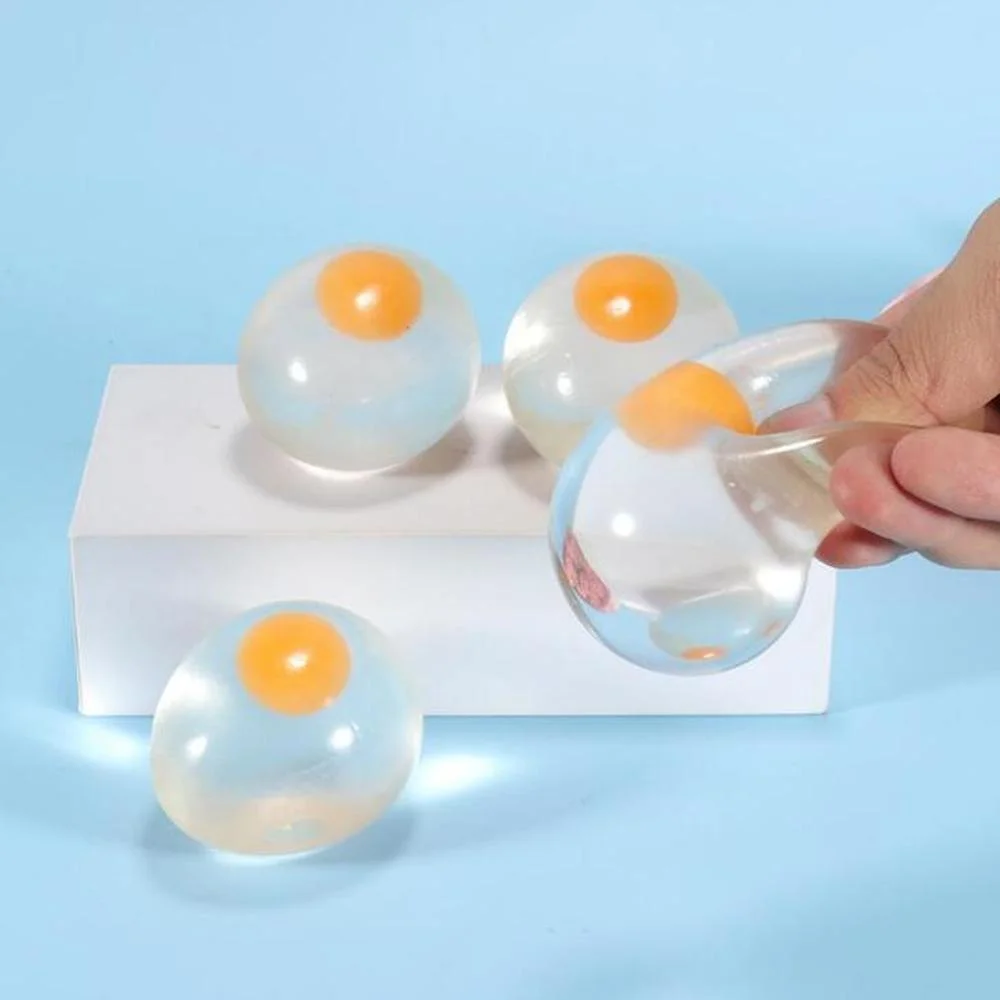 

Transparent Egg Water Ball Anti Stress Toys Novelty Squeezing Toy Stress Reliever Toys Splat Venting Balls Funny Gift for Kids