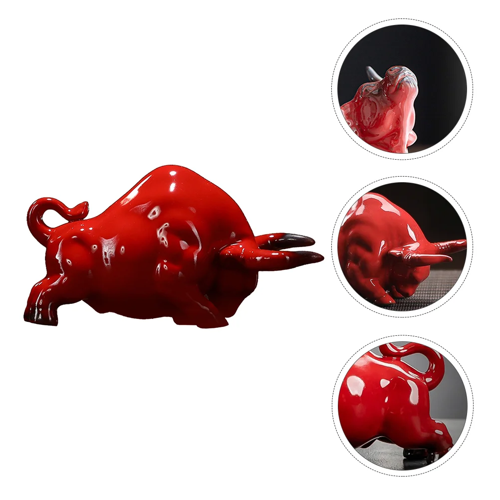 Bull Ox Ceramic Wall Street Zodiacstatue Cattle Year New Miniature Ornament Sculpture Figurine Fengshui Figurines Brass Wealth
Bull Ox Ceramic Wall Street Zodiacstatue Cattle Year New Miniature Ornament Sculpture Figurine Fengshui Figurines Brass Wealth