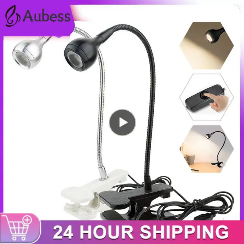 

Read Bulb Mini 3w Table-lamps Clip-on Flexible Book-lights Clip Indoor Lighting Bedside-lights Adjustable Desk-light Usb