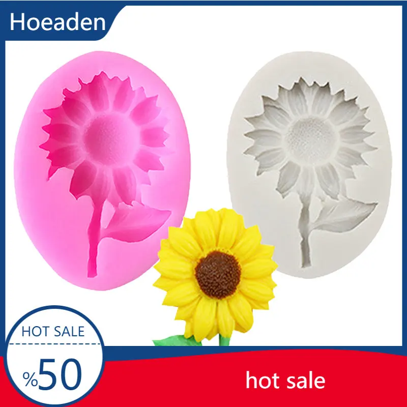 1PC Sunflower Shaped Fondant Silicone Mold kitchen Chocolate Mold DIY Cake Baking Tool Sugar Cake Decorating Tools
1PC Sunflower Shaped Fondant Silicone Mold kitchen Chocolate Mold DIY Cake Baking Tool Sugar Cake Decorating Tools