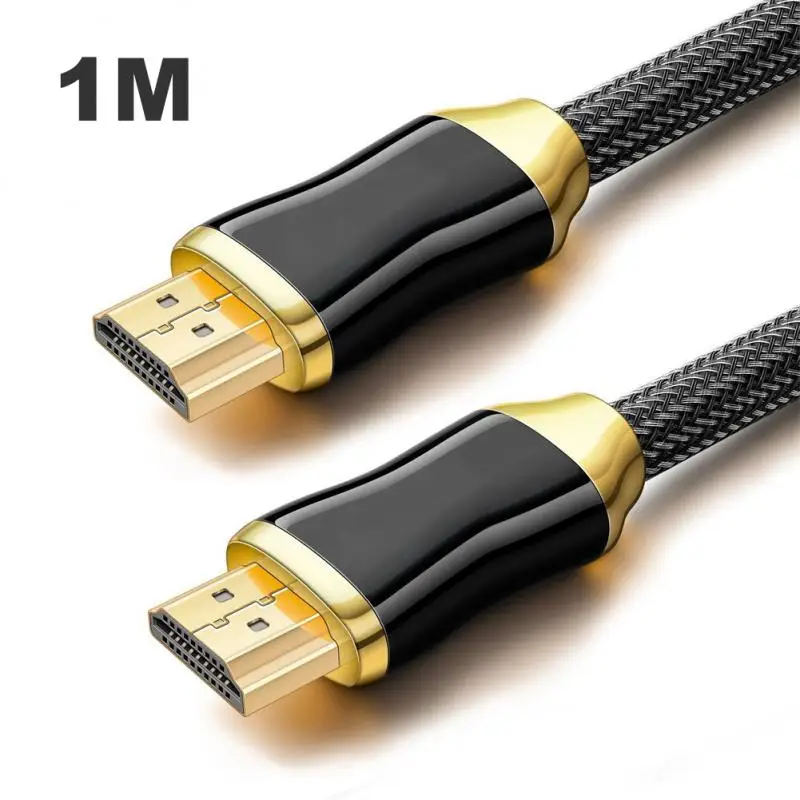 Aluminum Nylon -compatible Cable Cable Computer Hdtv Hdr Tv Connection Hd Cable For Laptop Tv Projectors Monitor Braided
Aluminum Nylon -compatible Cable Cable Computer Hdtv Hdr Tv Connection Hd Cable For Laptop Tv Projectors Monitor Braided