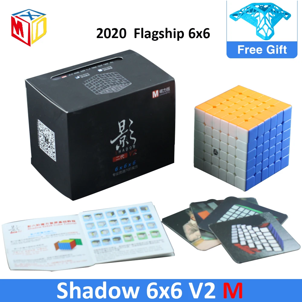 

QiYi X-Man Shadow V2 M 6x6x6 Magnetic Magic Cube Qiyi Shadow 6x6 XMD Shadow V2 M 6x6 Cubo Magico Fidget Toys Puzzle