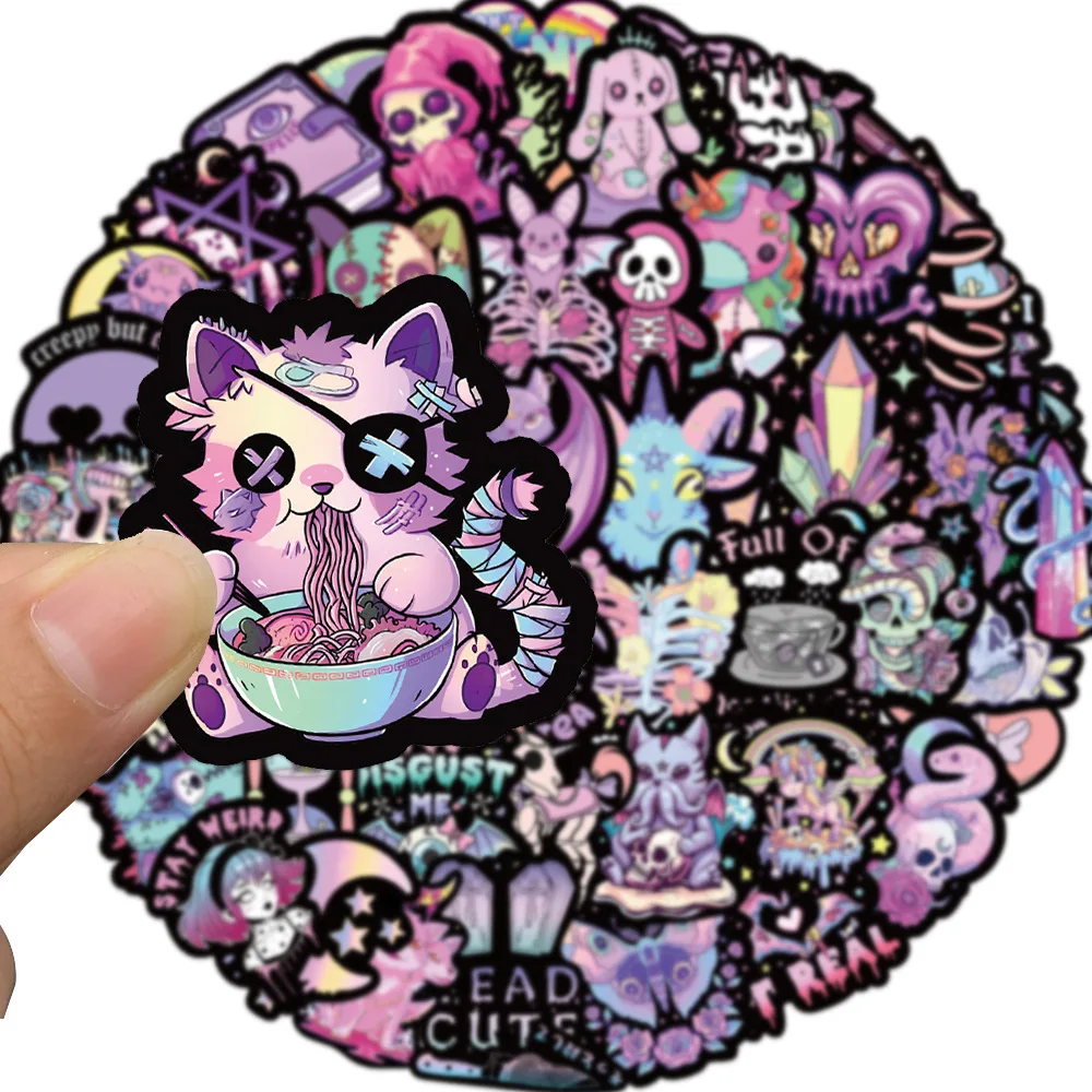 50 шт. Фиолетовых готических стикеров для телефона
50 шт. Фиолетовых готических стикеров для телефона