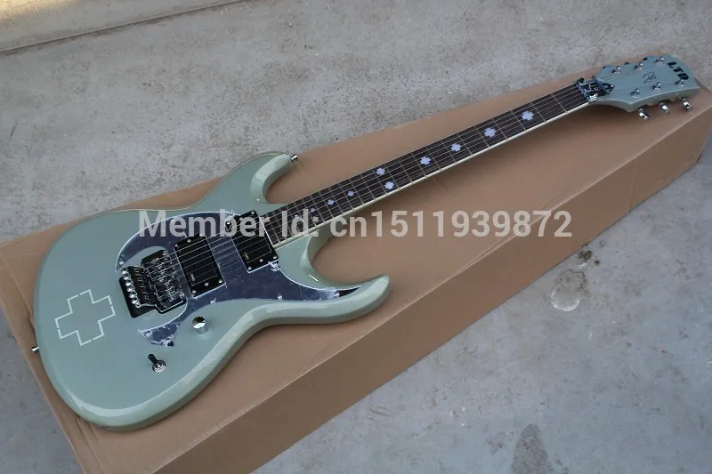 Free Shipping HOT Wholesale High quality Custom Shop .. LTD RZK-600 Silver Gray Jazz Electric Guitar EMG pick-up
Free Shipping HOT Wholesale High quality Custom Shop .. LTD RZK-600 Silver Gray Jazz Electric Guitar EMG pick-up