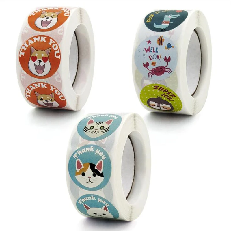 500PCS Cats Dogs Expression Paper Aesthetic Stickers Stationery Supply Decorative Child Scrapbooking Thank You Labels Sealing
500PCS Cats Dogs Expression Paper Aesthetic Stickers Stationery Supply Decorative Child Scrapbooking Thank You Labels Sealing