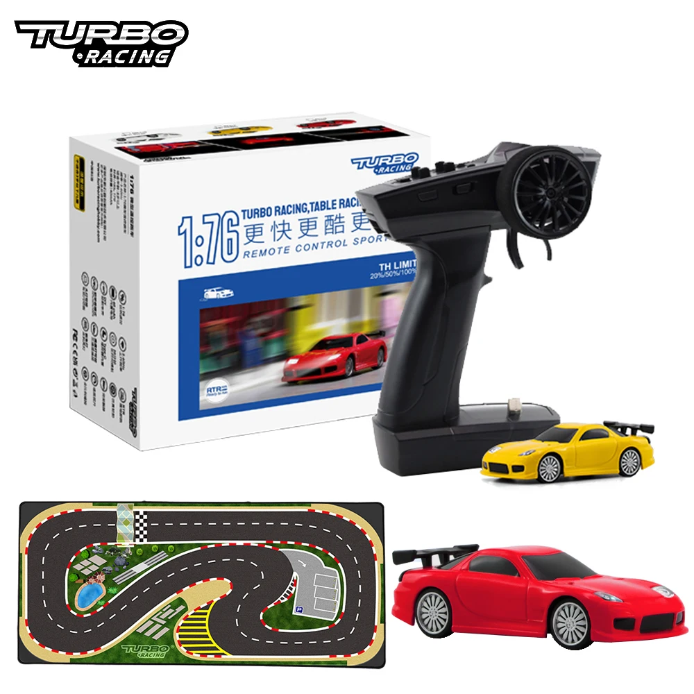 Turbo Racing C71 1:76 2.4GHz RC Sports Mini Car Type-C Charger Plug P21 Remote Control Full Proportional Release Stress Toy Gift
Turbo Racing C71 1:76 2.4GHz RC Sports Mini Car Type-C Charger Plug P21 Remote Control Full Proportional Release Stress Toy Gift