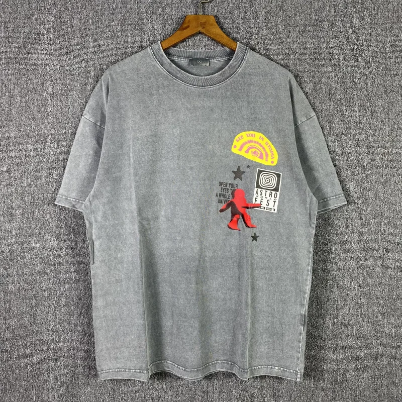 Travis Scott Cactus Jack Fashion T Shirt Men 1:1 Top Quality Nice Washed Heavy Fabric Women Shirts Vintage Short Sleeve
Travis Scott Cactus Jack Fashion T Shirt Men 1:1 Top Quality Nice Washed Heavy Fabric Women Shirts Vintage Short Sleeve
