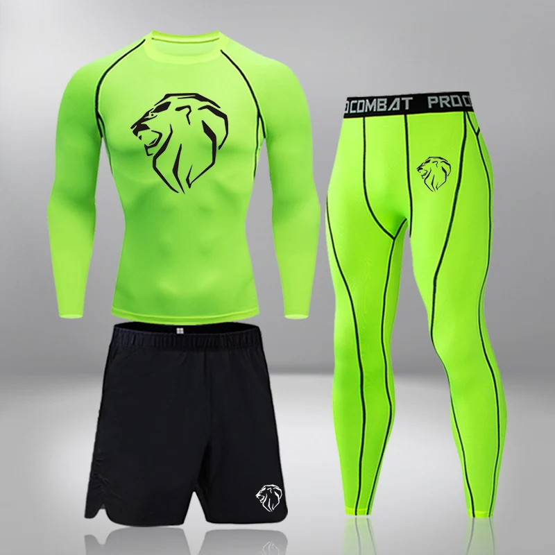 3 Pcs/Sets Men's Sportswear Long Sleeve Shirt Athletic Wear Compression Suit Gym Elastic Tracksuit Running Fitness Quick Dry Set
3 Pcs/Sets Men's Sportswear Long Sleeve Shirt Athletic Wear Compression Suit Gym Elastic Tracksuit Running Fitness Quick Dry Set