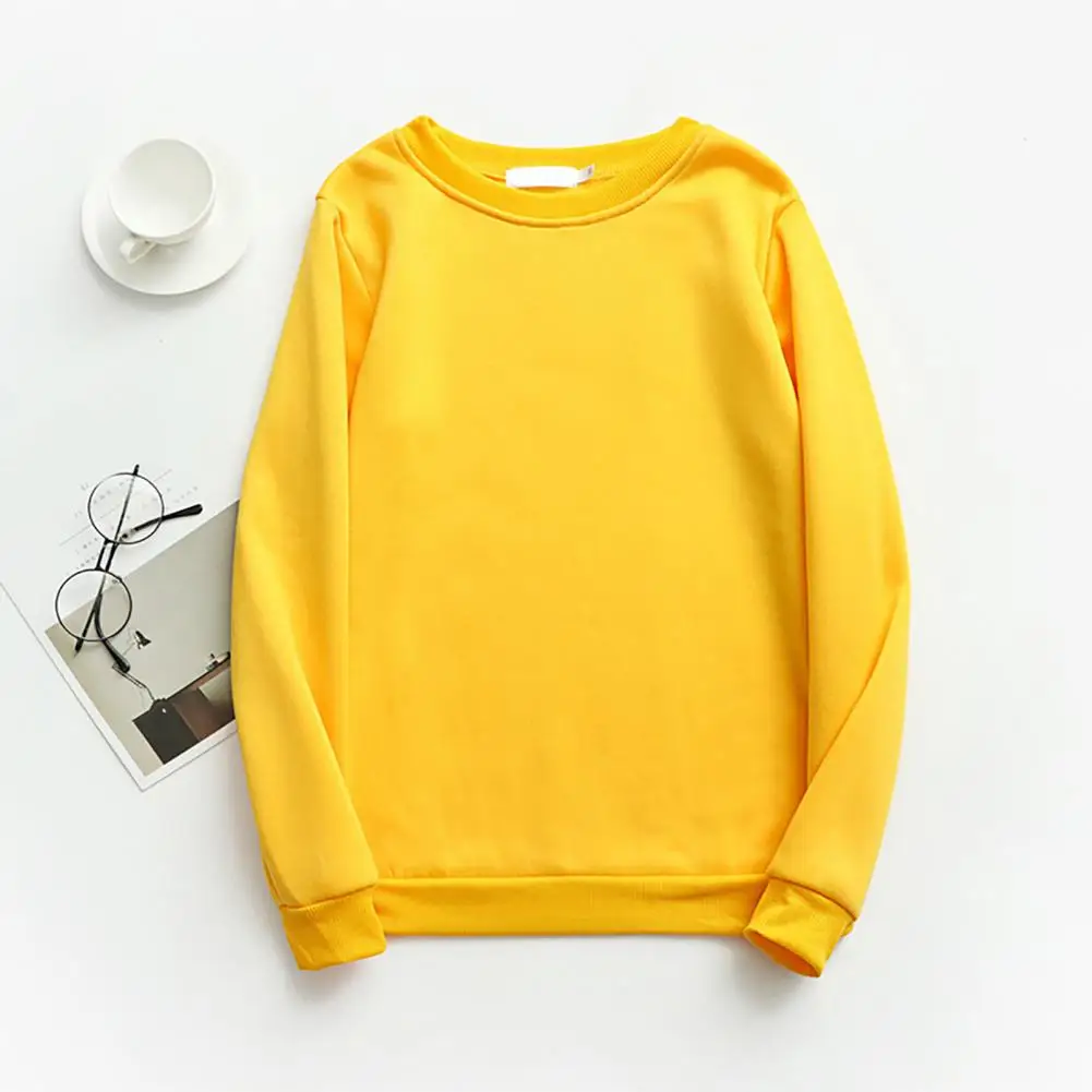 Autumn Sweatshirt Round Neck Plush Thermal Elastic Cuff Winter Sweatshirt Lady Sweatshirt for Home
Autumn Sweatshirt Round Neck Plush Thermal Elastic Cuff Winter Sweatshirt Lady Sweatshirt for Home