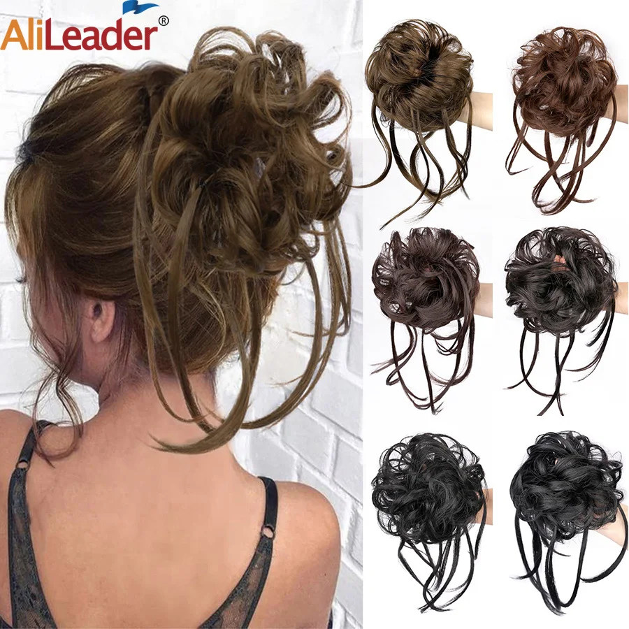 New Ponytail Fake Hair Chignon Fluffy Hair Bun Tail With Elastic Band Curly Scrunchie Chignon Synthetic Women's Hair Scrunchie
New Ponytail Fake Hair Chignon Fluffy Hair Bun Tail With Elastic Band Curly Scrunchie Chignon Synthetic Women's Hair Scrunchie