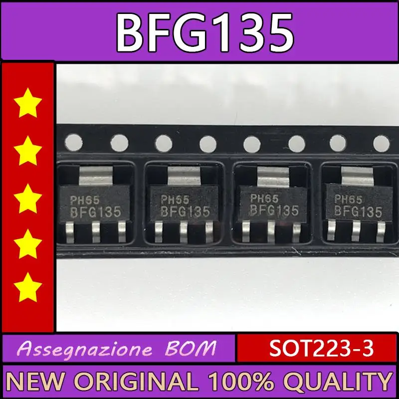10PCS BFG135 sot223-3 Новинка 
10PCS BFG135 sot223-3 Новинка