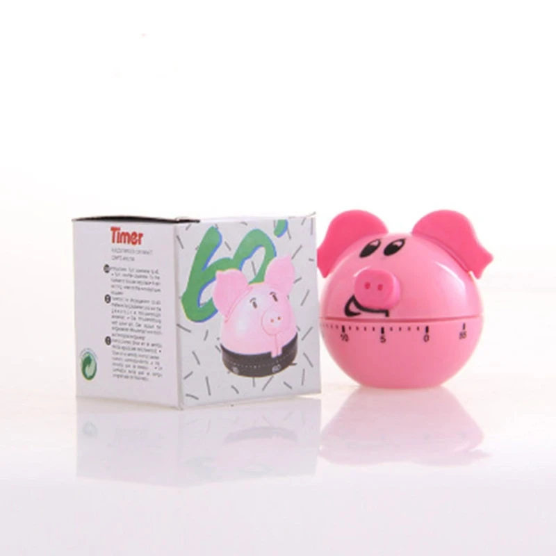 Cute Pig Shape Kitchen Mechanical Timer Kids Time Management Reminder Novelty Manual Cooking Timer 60 Minute Countdown
Cute Pig Shape Kitchen Mechanical Timer Kids Time Management Reminder Novelty Manual Cooking Timer 60 Minute Countdown