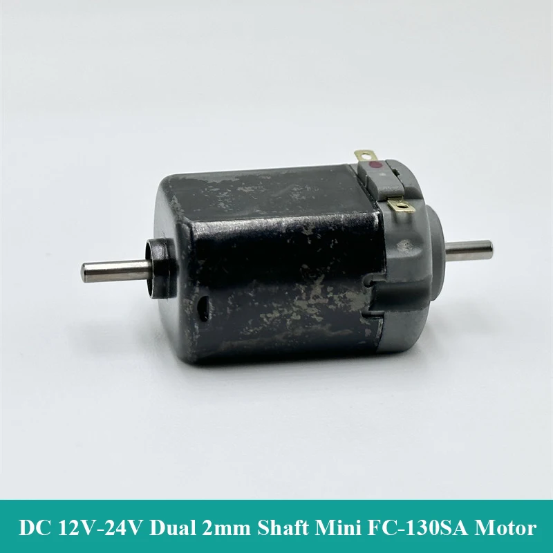 5-Pole Rotor Dual Shaft Mini 130 DC Motor DC12V 18V 24V 21600RPM High Speed Strong Magnetic Motor DIY RC Rail Train Toy Car Boat
5-Pole Rotor Dual Shaft Mini 130 DC Motor DC12V 18V 24V 21600RPM High Speed Strong Magnetic Motor DIY RC Rail Train Toy Car Boat