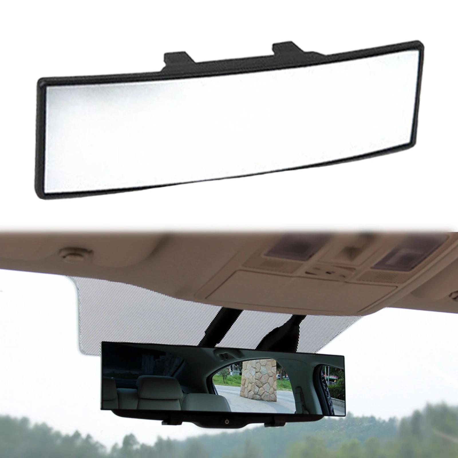 Car Wide Angle Curved Plane Mirror Anti Dazzle Reflector Large Field Rear View Reversing Mirror Interior Vehical Accessories 
Car Wide Angle Curved Plane Mirror Anti Dazzle Reflector Large Field Rear View Reversing Mirror Interior Vehical Accessories