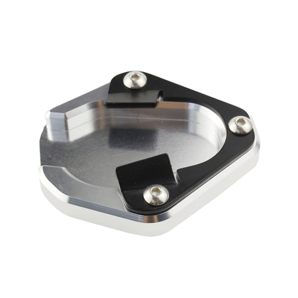 Part Side Stand Extension Pad Kickstand 1pcs Accessory CNC Enlarge Plate Silver+Black High Quality Replacement
Part Side Stand Extension Pad Kickstand 1pcs Accessory CNC Enlarge Plate Silver+Black High Quality Replacement