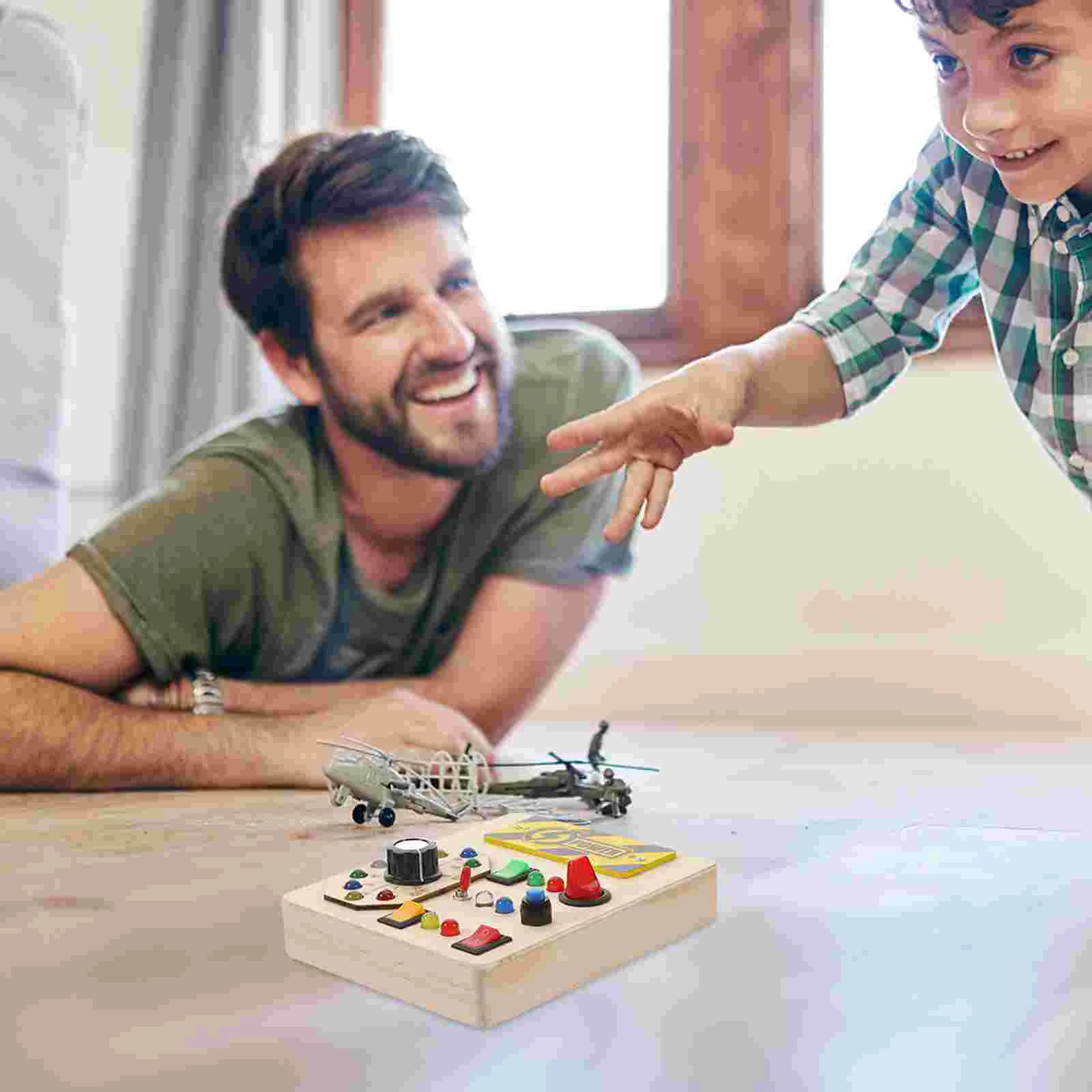 Montessori Busy Board Wooden Sensory Toy Kids Light Switch Toy Educational Toy Interactive Busy Board
Montessori Busy Board Wooden Sensory Toy Kids Light Switch Toy Educational Toy Interactive Busy Board