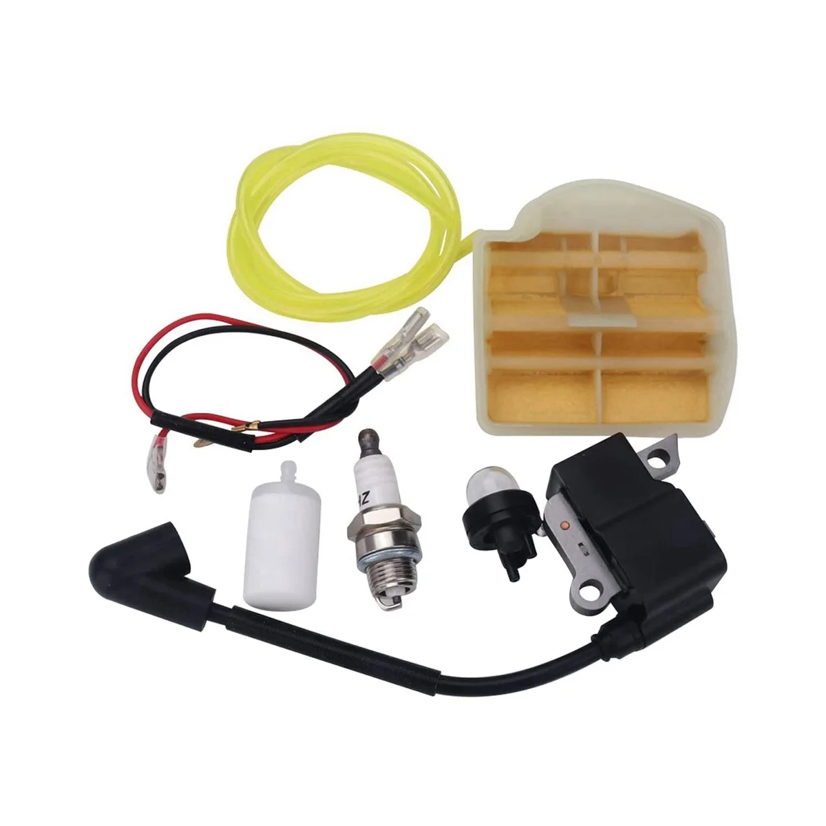 Ignition Coil Air Filter Kit for 445 450 Jonsered 2245 2250 Chainsaw
Ignition Coil Air Filter Kit for 445 450 Jonsered 2245 2250 Chainsaw