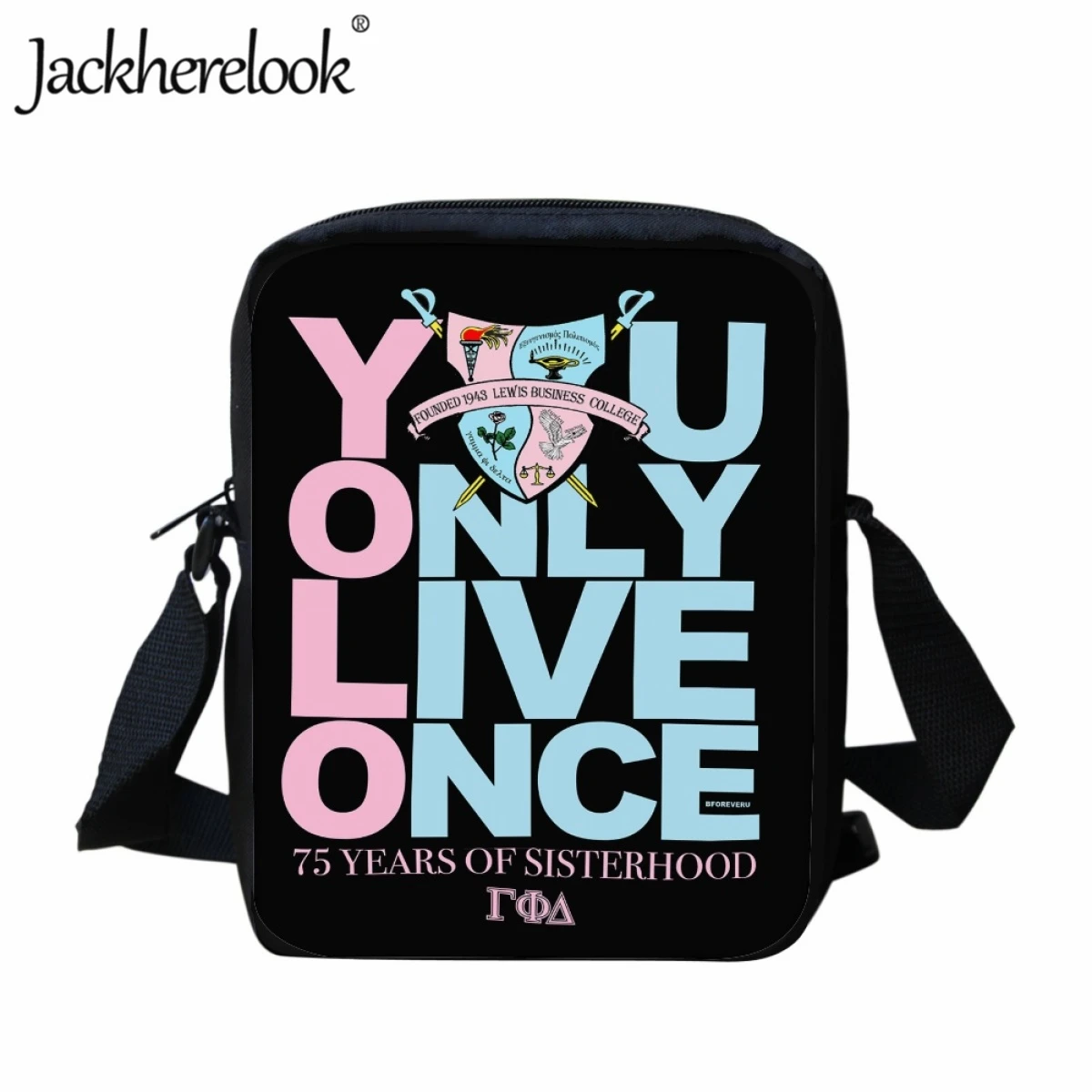 Jackherelook Gamma Phi Delta Sorority Design Small School Bag for Students Fashion New Crossbody Bag Women Shopping Shoulder Bag
Jackherelook Gamma Phi Delta Sorority Design Small School Bag for Students Fashion New Crossbody Bag Women Shopping Shoulder Bag