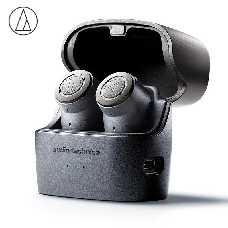 

Audio Technica ATH-ANC300TW Wireless Earphones Bluetooth 5.0 Bluetooth Headphones Qualcomm aptX Noise Cancellation Microp Black