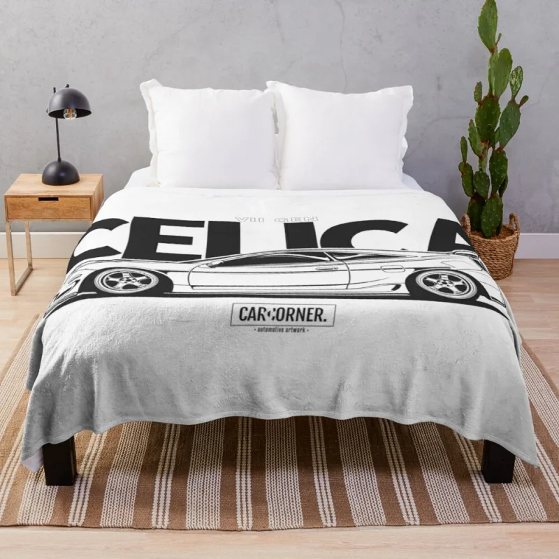 

Toyota Celica VII Gen - CarCorner Throw Blanket Blanket Lace Luxury Throw Blanket Cute Blanket