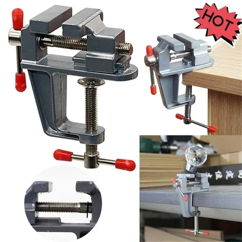 Flat Universal Mini Jewelers Home Vise 3.5inch Clamp Aluminum Vise Bench Vise Hobby Table Household Table Table On Mouth
Flat Universal Mini Jewelers Home Vise 3.5inch Clamp Aluminum Vise Bench Vise Hobby Table Household Table Table On Mouth