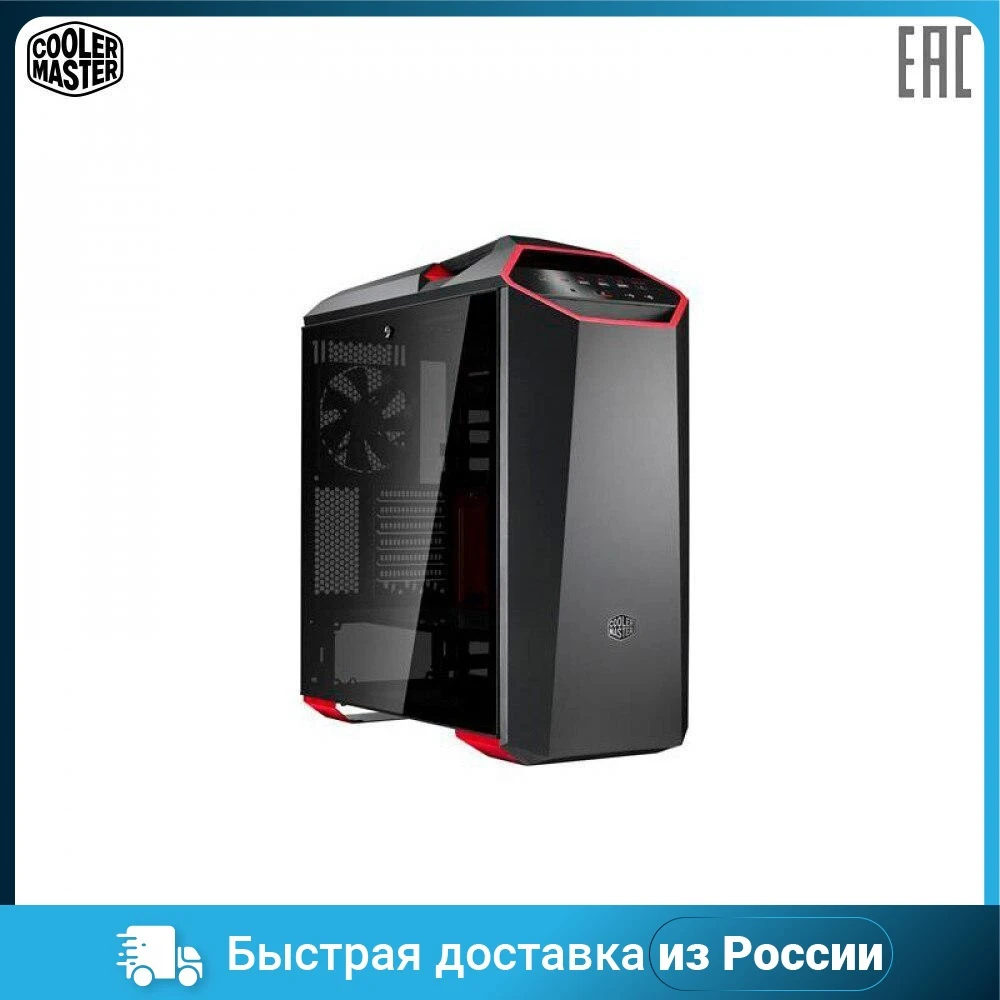 Корпус COOLER MASTER MasterCase MC500Mt MidiTower ATX EATX MicroATX MiniITX Цвет черный / красный MCM-M500T-RH5N-S00 |