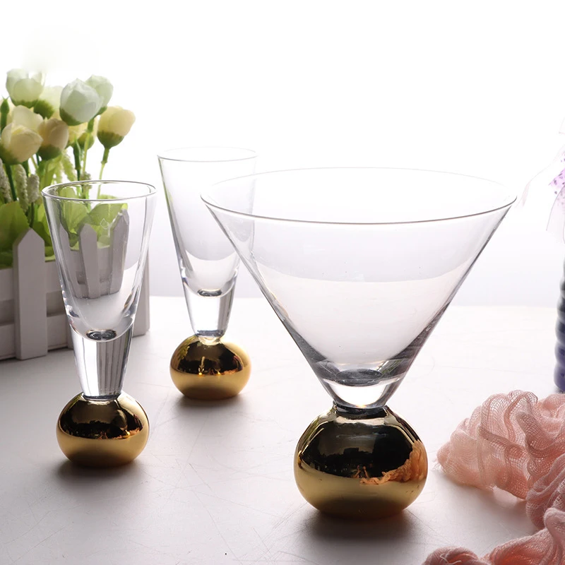 

Креативная стеклянная чашка с золотой оправой, Коктейльная чашка для красного вина, чашки для виски, сока, молока, воды, бокалы для напитков, ...
