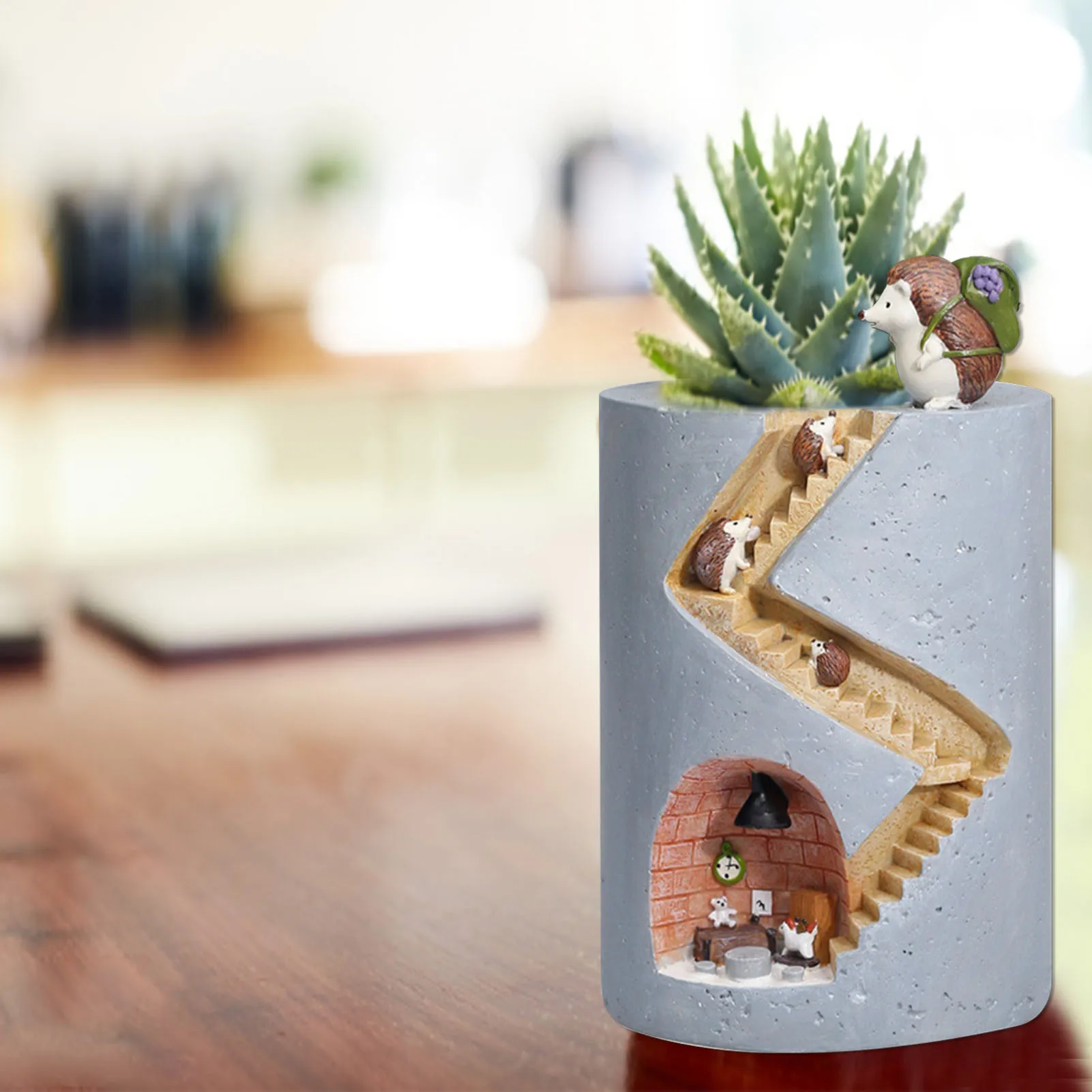 Hedgehog House Large Capacity Desk Pen Holder Pencil Makeup Storage Box Desktop Organizer Stand Case School Office Stationery
Hedgehog House Large Capacity Desk Pen Holder Pencil Makeup Storage Box Desktop Organizer Stand Case School Office Stationery