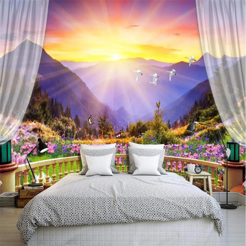Beautiful colorful balcony mountain Bedroom Wallpaper nature scenery Wallpapers Photo 3d Wall Murals For Sofa Desktop Wallpaper
Beautiful colorful balcony mountain Bedroom Wallpaper nature scenery Wallpapers Photo 3d Wall Murals For Sofa Desktop Wallpaper