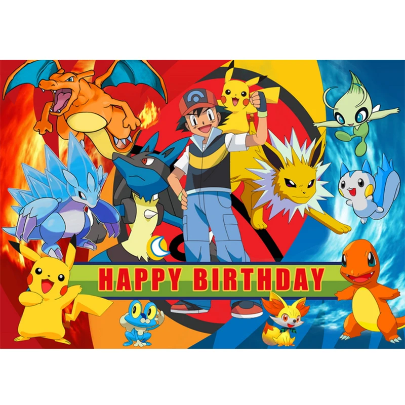 TAKARA TOMY Pokemon Pikachu 3D Party Background Cloth Party Decoration Birthday Party Atmosphere Photography Background Cloth
TAKARA TOMY Pokemon Pikachu 3D Party Background Cloth Party Decoration Birthday Party Atmosphere Photography Background Cloth