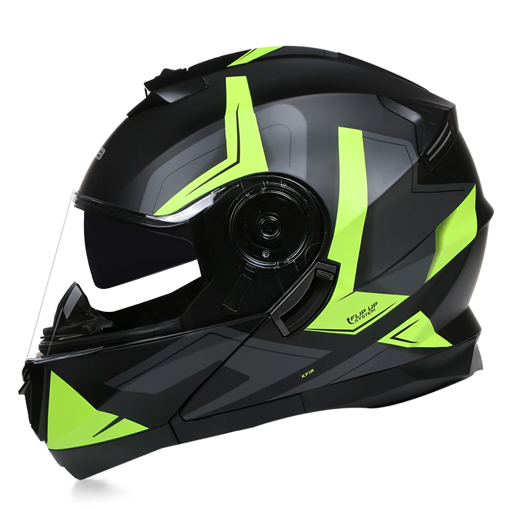 Cool Double Visor Matte Green Motorcycle Helmet Full Face Racing Motorbike Helmet Women Man Flip Up Moto Capacete De Moto
Cool Double Visor Matte Green Motorcycle Helmet Full Face Racing Motorbike Helmet Women Man Flip Up Moto Capacete De Moto