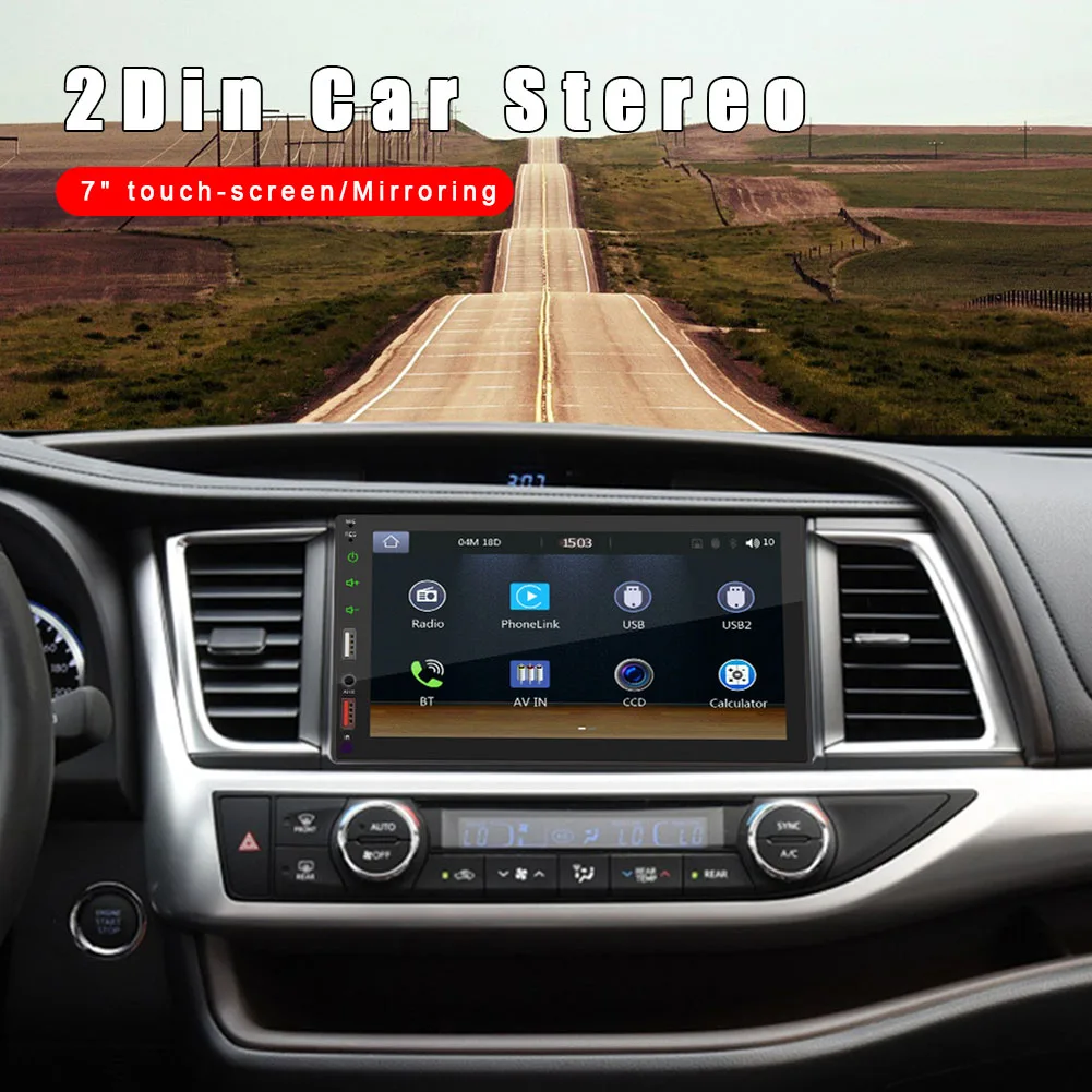 7-inch Touch Screen X2S 2Din Car Stereo Radio for CarPlay Android Auto BT Multimedia MP5 Player Mirror Link Rear Camera AUX USB
7-inch Touch Screen X2S 2Din Car Stereo Radio for CarPlay Android Auto BT Multimedia MP5 Player Mirror Link Rear Camera AUX USB