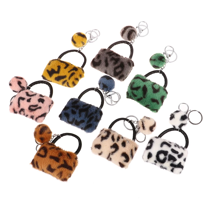 1PCS Plush Leopard Bag Plush Key Chain Hairball Pendant Key Ring Backpack Charms Car Decoration Package Bag Accessories
1PCS Plush Leopard Bag Plush Key Chain Hairball Pendant Key Ring Backpack Charms Car Decoration Package Bag Accessories