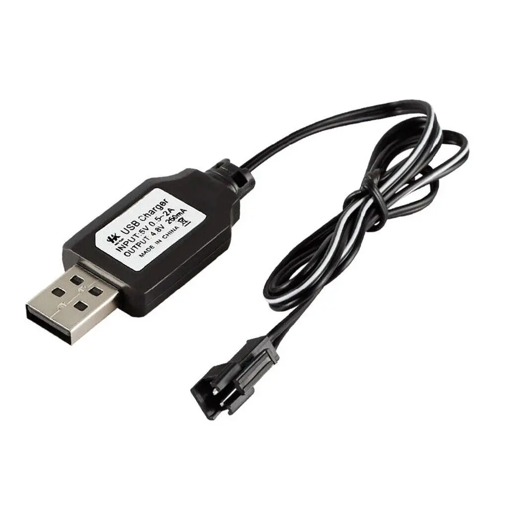 RC Model Battery Charging Cable USB Balance 4.8V USB Charger SM Plug 80cm Made of ABS and Metal Material Black Color USB Input
RC Model Battery Charging Cable USB Balance 4.8V USB Charger SM Plug 80cm Made of ABS and Metal Material Black Color USB Input