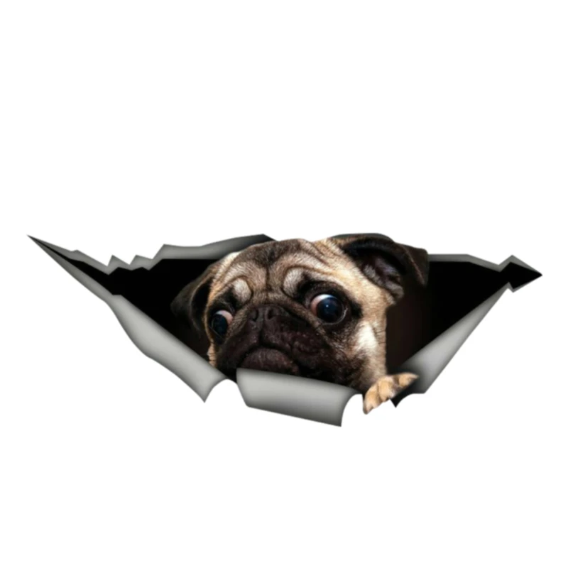 13cm Pug Pet Funny Car Sticker Personalized Cover Scratch Decal Laptop Motorcycle Auto Accessories Decoration PVC Y84
13cm Pug Pet Funny Car Sticker Personalized Cover Scratch Decal Laptop Motorcycle Auto Accessories Decoration PVC Y84