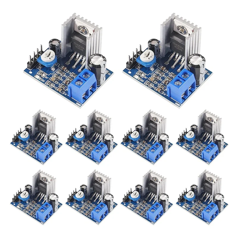 10Pcs TDA2030A Audio Amplifier Module TDA2030 Power Amplifier Board,Power Input Mode 6-12V Speakers Module Converter
10Pcs TDA2030A Audio Amplifier Module TDA2030 Power Amplifier Board,Power Input Mode 6-12V Speakers Module Converter