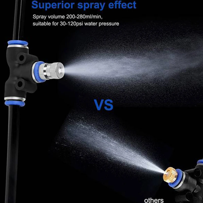 Water Spray Kit Garden Nebulizer Outdoor Misting System Watering Irrigation For Greenhouse/Garden 15M
Water Spray Kit Garden Nebulizer Outdoor Misting System Watering Irrigation For Greenhouse/Garden 15M