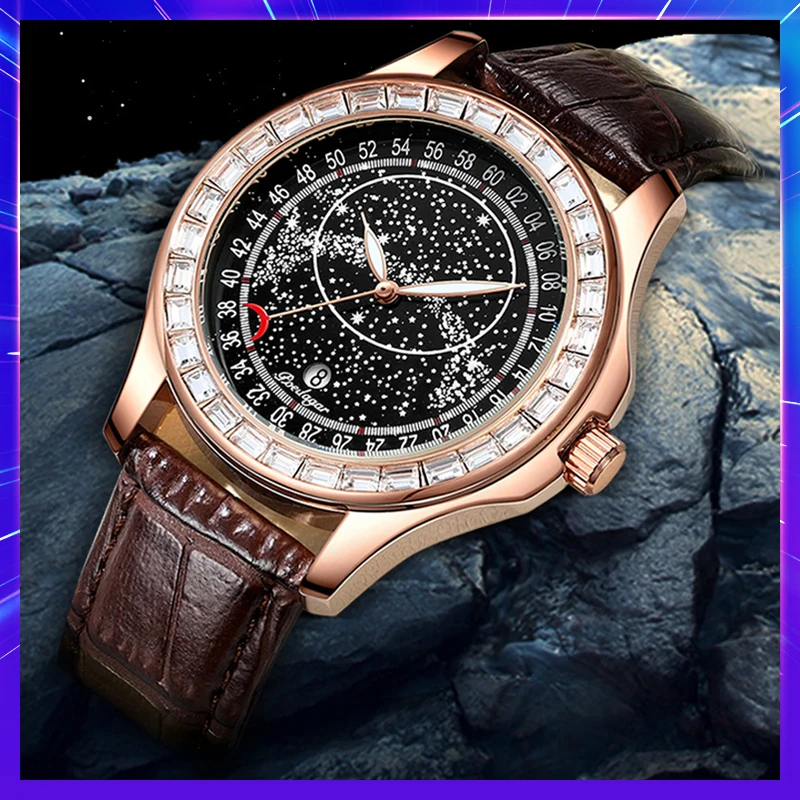 POEDAGAR Top Brand Watch For Men Leather Casual Quartz Wristwatches Waterproof Diamond Starry Sky Sport Relogio Masculino Reloj
POEDAGAR Top Brand Watch For Men Leather Casual Quartz Wristwatches Waterproof Diamond Starry Sky Sport Relogio Masculino Reloj