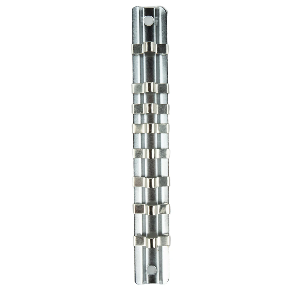 Socket Rack Holder 1/4 3/8 1/2inch With 8 Clips On =Rail Tool Organizer /Storage Socket Storage Rack /For Storing Loose Sockets*
Socket Rack Holder 1/4 3/8 1/2inch With 8 Clips On =Rail Tool Organizer /Storage Socket Storage Rack /For Storing Loose Sockets*