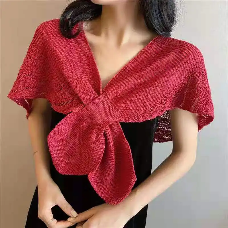 Fish Scale Pattern Shawl Neck Guard Knitted Shoulder Length Women'S Dress Accessories South Korea Japan
Fish Scale Pattern Shawl Neck Guard Knitted Shoulder Length Women'S Dress Accessories South Korea Japan