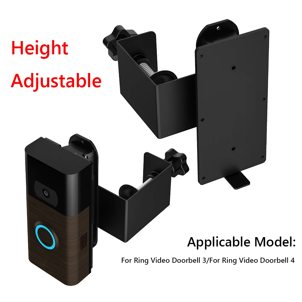 Adjustable Anti-theft Doorbell Door Mount No Drilling Easy Installation Stainless Steel for Ring Video Doorbell 3/4
Adjustable Anti-theft Doorbell Door Mount No Drilling Easy Installation Stainless Steel for Ring Video Doorbell 3/4