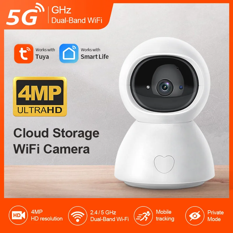 Tuya 4MP 5G Wifi Survalance Camera Smart Home AI Tracking Two Way Audio Baby Monitor Wireless IP Mini Cam For Security Protect
Tuya 4MP 5G Wifi Survalance Camera Smart Home AI Tracking Two Way Audio Baby Monitor Wireless IP Mini Cam For Security Protect