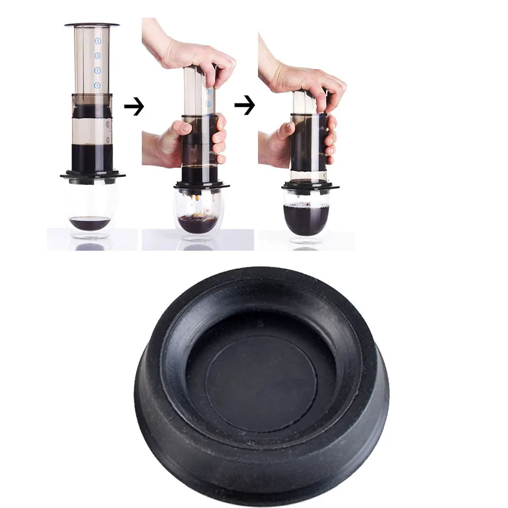 Durable Seal Plunger Cap Adapter Fitting For Aeropress Coffee Press Home Offices Replacement Rubber 2.3ix0.5in
Durable Seal Plunger Cap Adapter Fitting For Aeropress Coffee Press Home Offices Replacement Rubber 2.3ix0.5in