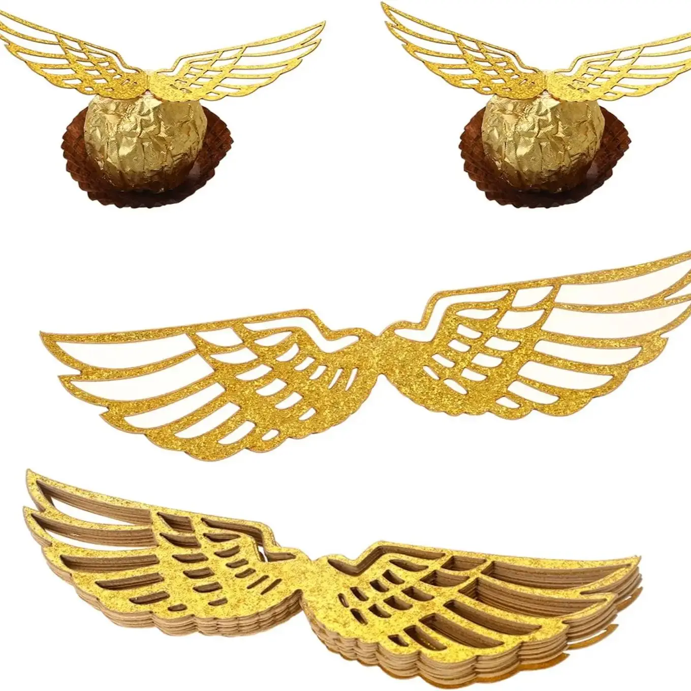 30 Шт., Шоколадные Украшения, Крылья, Вафельные Топперы Для Тортов, Сувениры Для Вечеринок, Свадьбы, Помолвки, Дня Рождения
30 Шт., Шоколадные Украшения, Крылья, Вафельные Топперы Для Тортов, Сувениры Для Вечеринок, Свадьбы, Помолвки, Дня Рождения