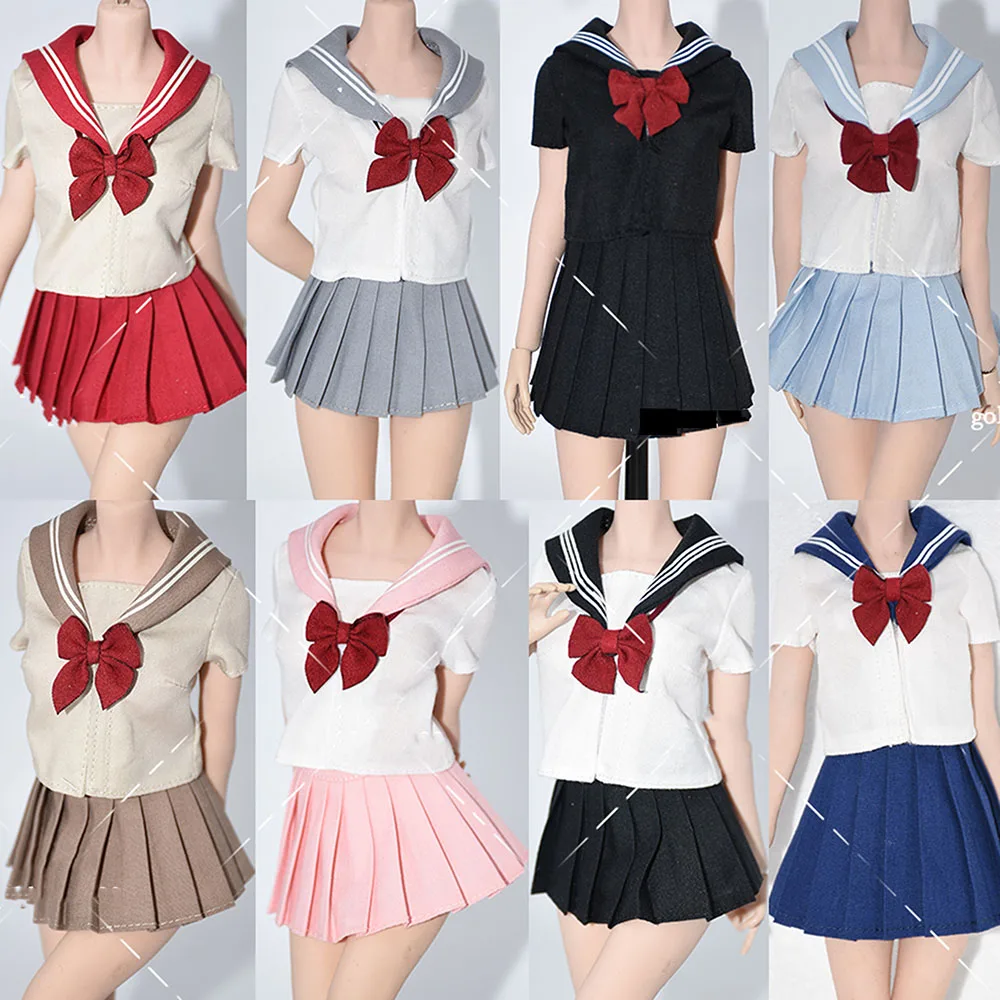 In Stock 1/6 Young Girl School Short Sleeve Shirt Sailor Uniform Suit Skirt Non Dyed For 12'' Female Soldier Action Figure Model
In Stock 1/6 Young Girl School Short Sleeve Shirt Sailor Uniform Suit Skirt Non Dyed For 12'' Female Soldier Action Figure Model