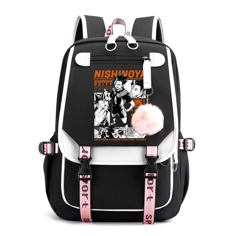 Anime Haikyuu Karasuno Backpack Zipper School Bag Students Bookbag Haikyuu Daypack Large Capacity Bag Boys Grils Back To School
Anime Haikyuu Karasuno Backpack Zipper School Bag Students Bookbag Haikyuu Daypack Large Capacity Bag Boys Grils Back To School