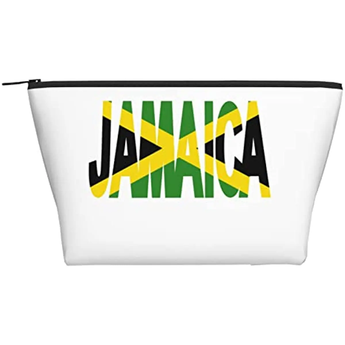 Jamaican Flag Makeup Bag Trapezoid Storage Bag Cosmetic Bag Travel Cosmetic Pouch Bag Zipper Wash Bag Folding
Jamaican Flag Makeup Bag Trapezoid Storage Bag Cosmetic Bag Travel Cosmetic Pouch Bag Zipper Wash Bag Folding