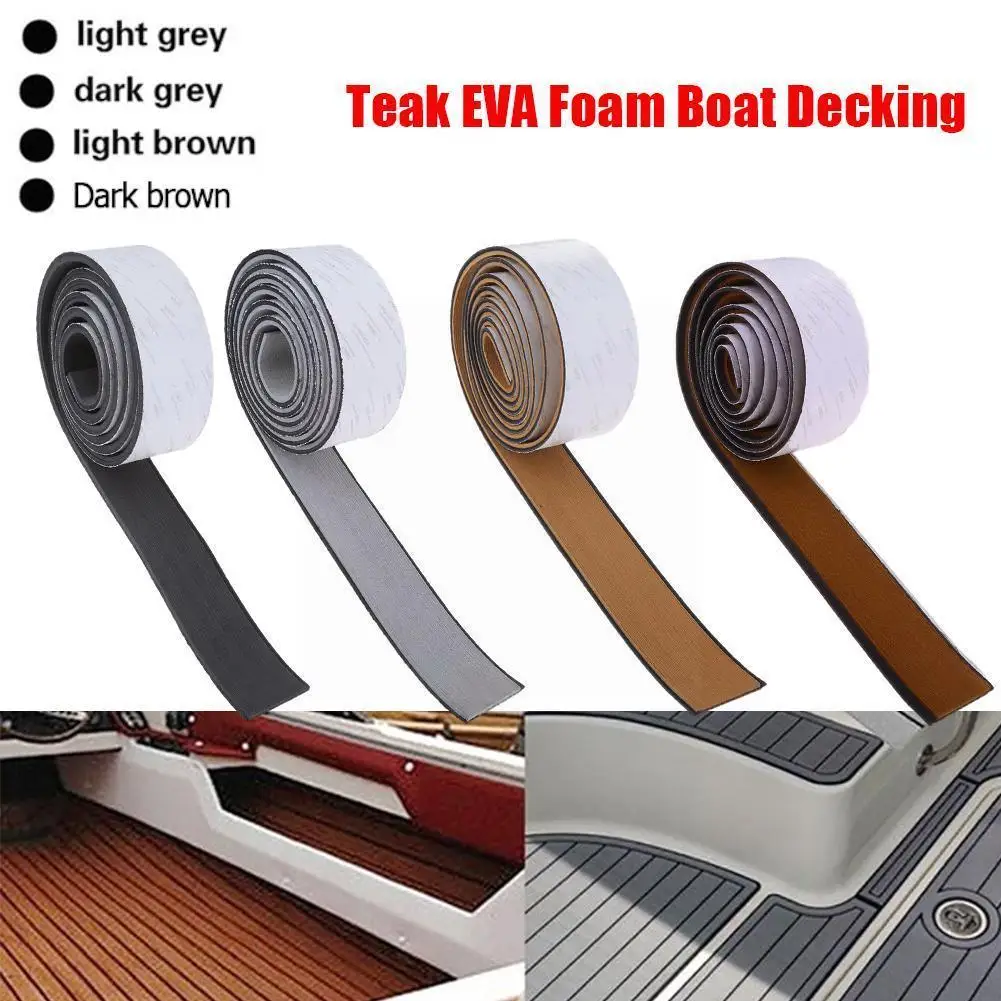 2.4m Self-adhesive Eva Foam Faux Teak Boat Deck Mat Vehicle Flooring Decking Sheet Self Pad Yacht Anti Skid Adhesive Mat Br U0n5
2.4m Self-adhesive Eva Foam Faux Teak Boat Deck Mat Vehicle Flooring Decking Sheet Self Pad Yacht Anti Skid Adhesive Mat Br U0n5