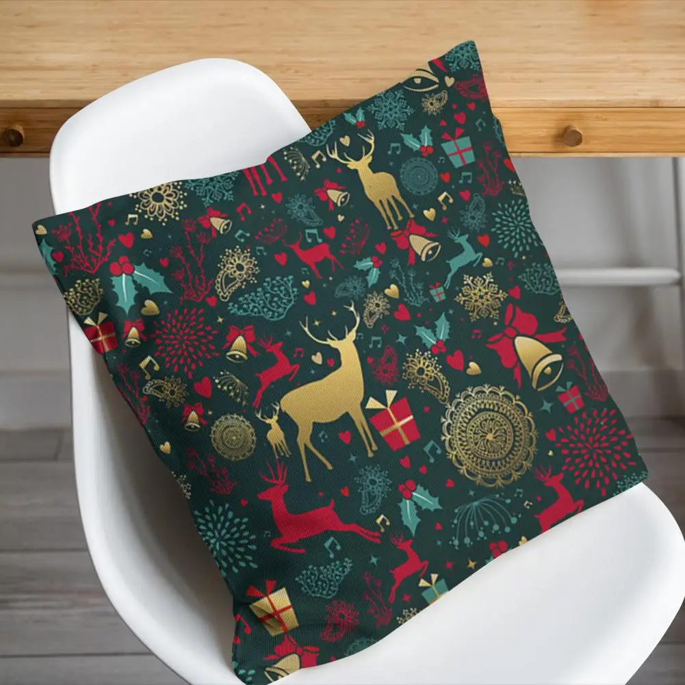 Cushion Cover Hidden Zipper Polyester Merry Christmas Cushion Cover Holiday Decoration Pillow Case Christmas Pillowcase
Cushion Cover Hidden Zipper Polyester Merry Christmas Cushion Cover Holiday Decoration Pillow Case Christmas Pillowcase